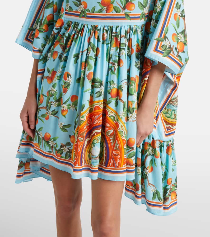 Printed cotton kaftan