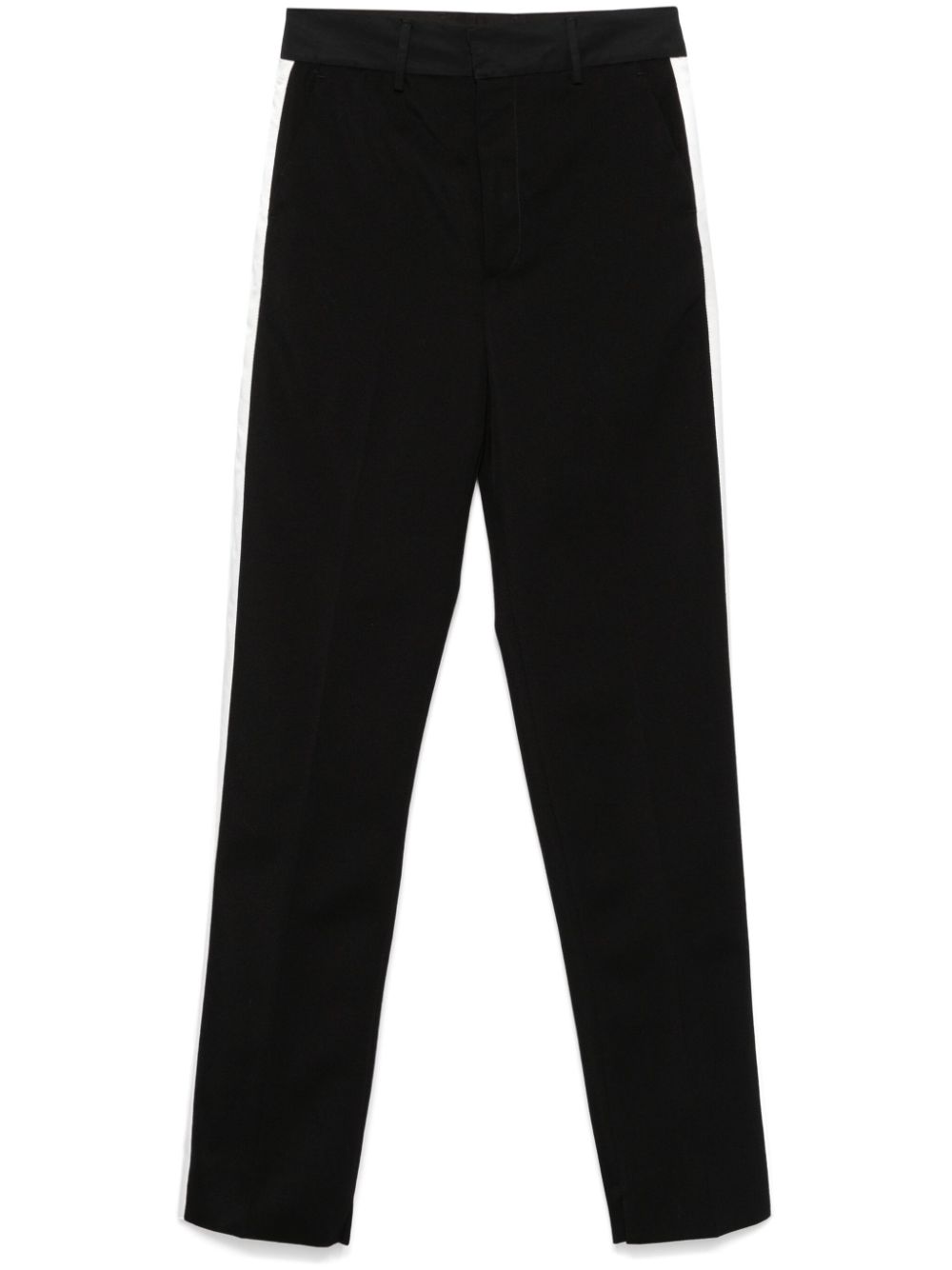 Twill-weave trousers - Black