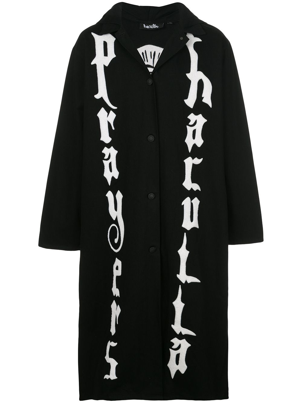 Mother Long hooded jacket - Black