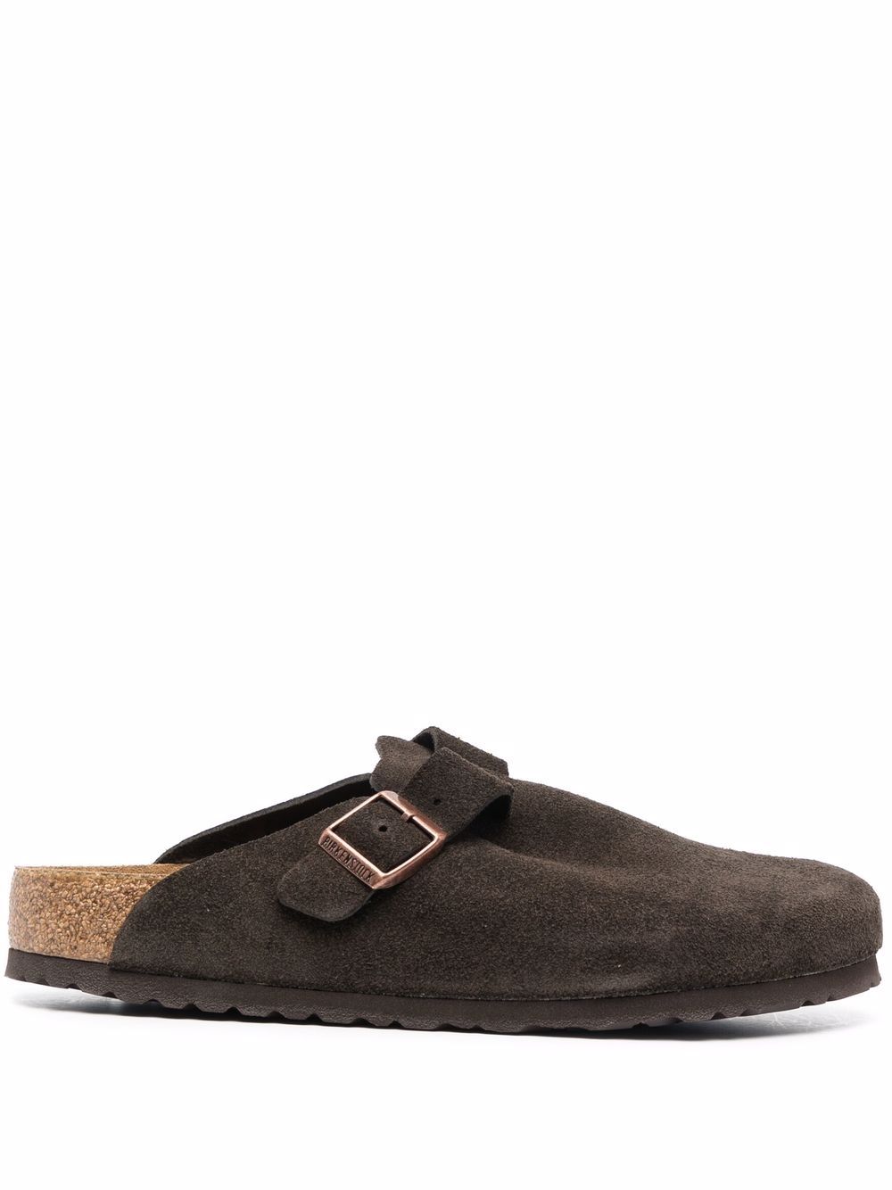 Boston soft suede slippers - Brown