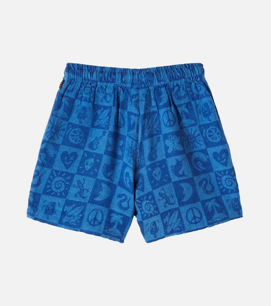 Arto checked cotton shorts