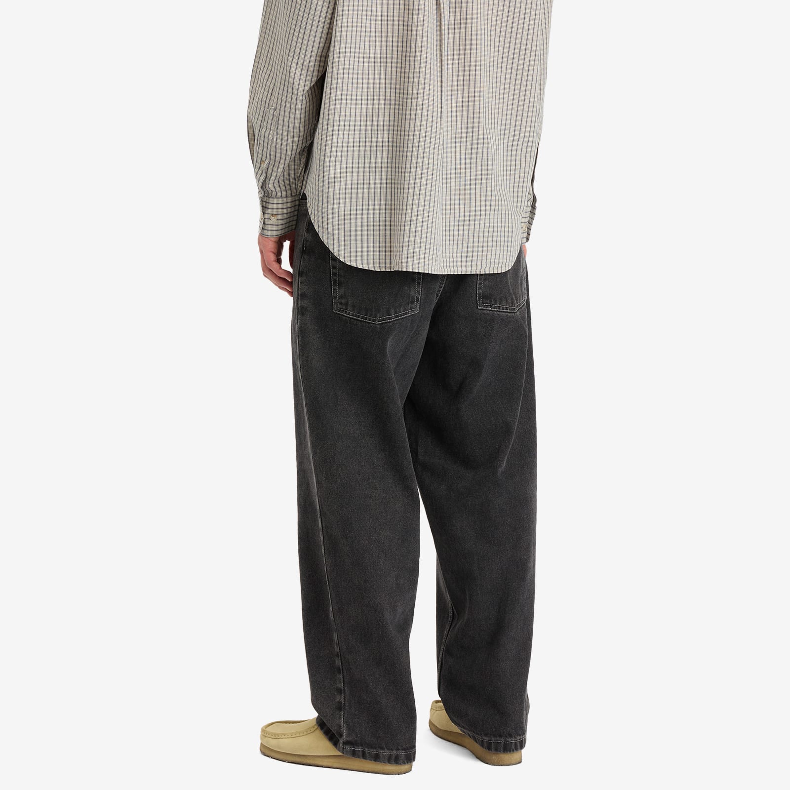 Men's Big Boy Jeans Silver Black