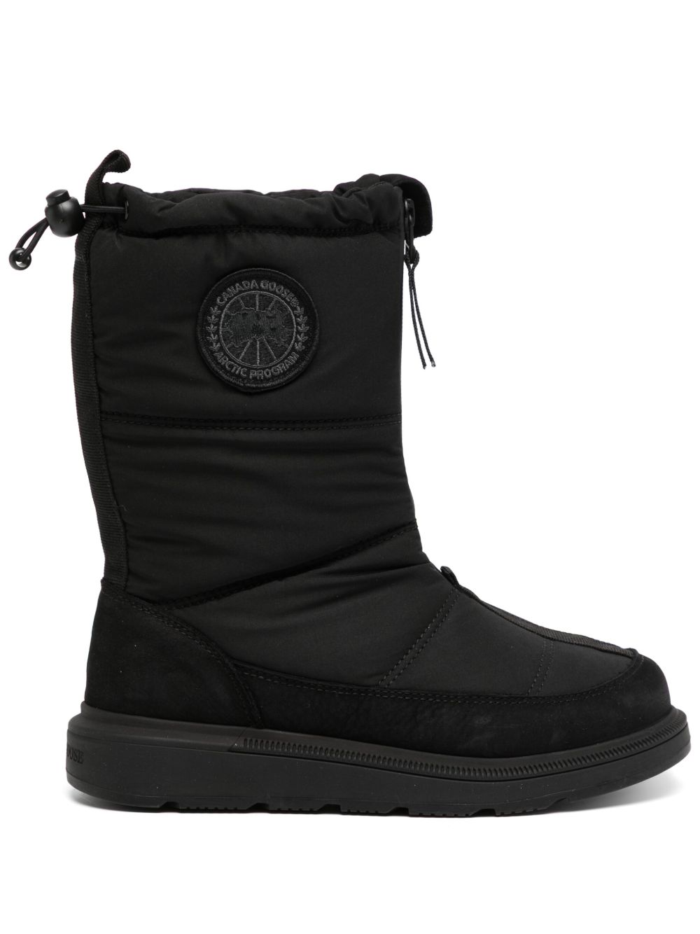 Cypress fold-down puffer boots - Black