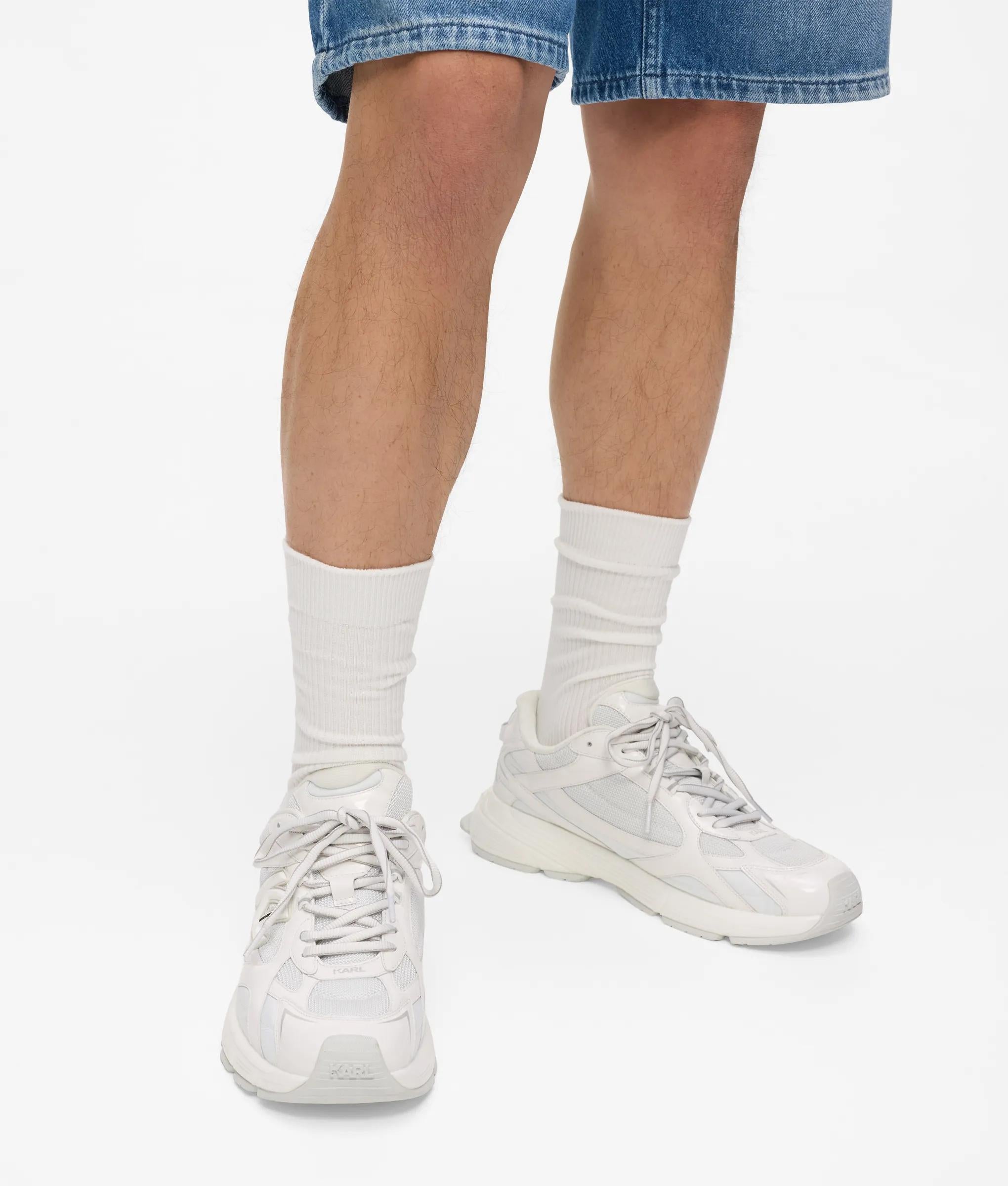 Karl Lagerfeld - Orion Sneakers Mit Seitlichen Zierelementen, Herren, Weiss, Größe