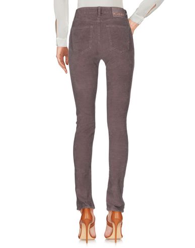 P_jean Woman Pants Dark brown Size 26 Cotton, Elastane