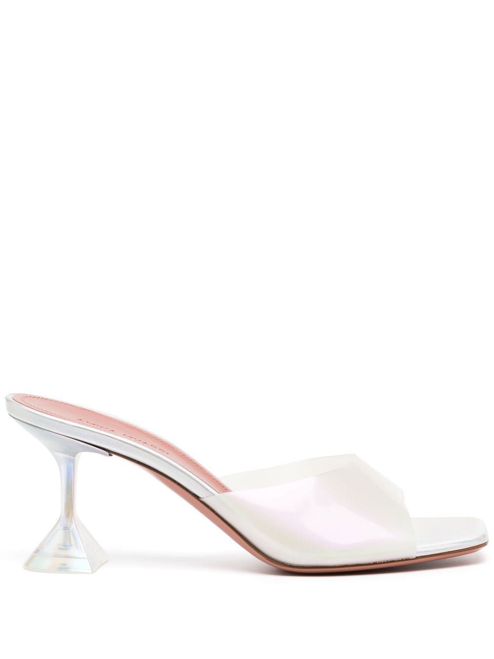 Lupita 75mm slip-on sandals - White