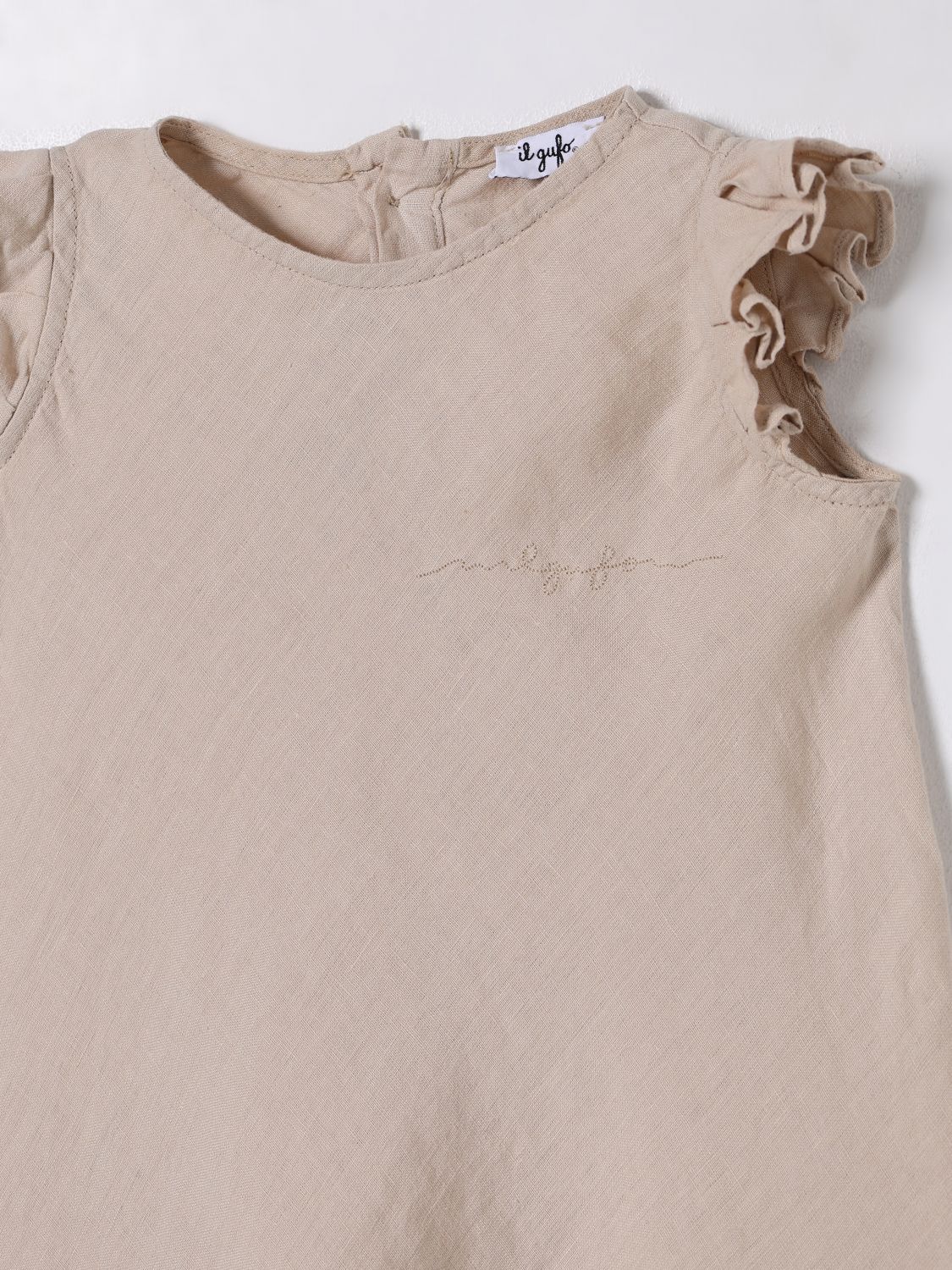 Dress IL GUFO Kids color Beige