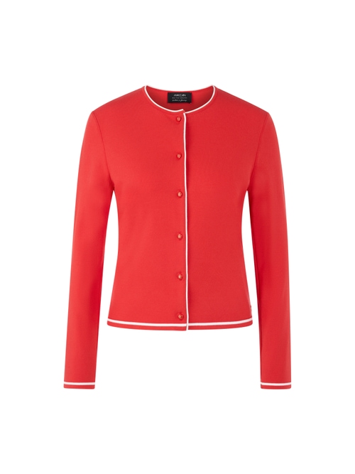 Marc Cain Rethink Together fine knit cardigan, red, 34 N