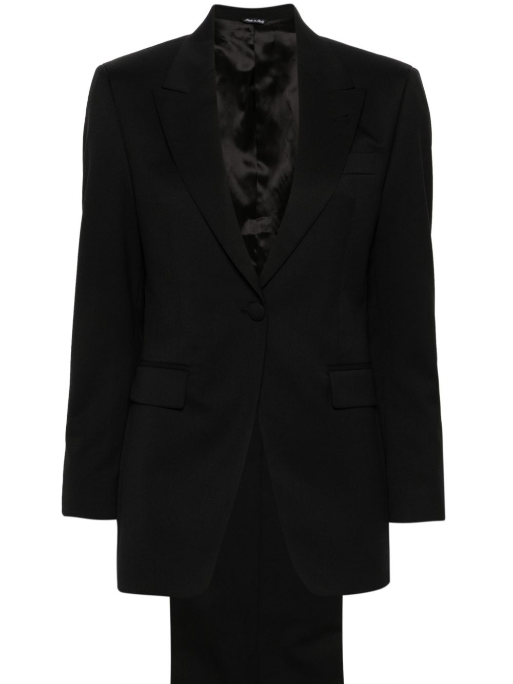 Twill-weave suit - Black