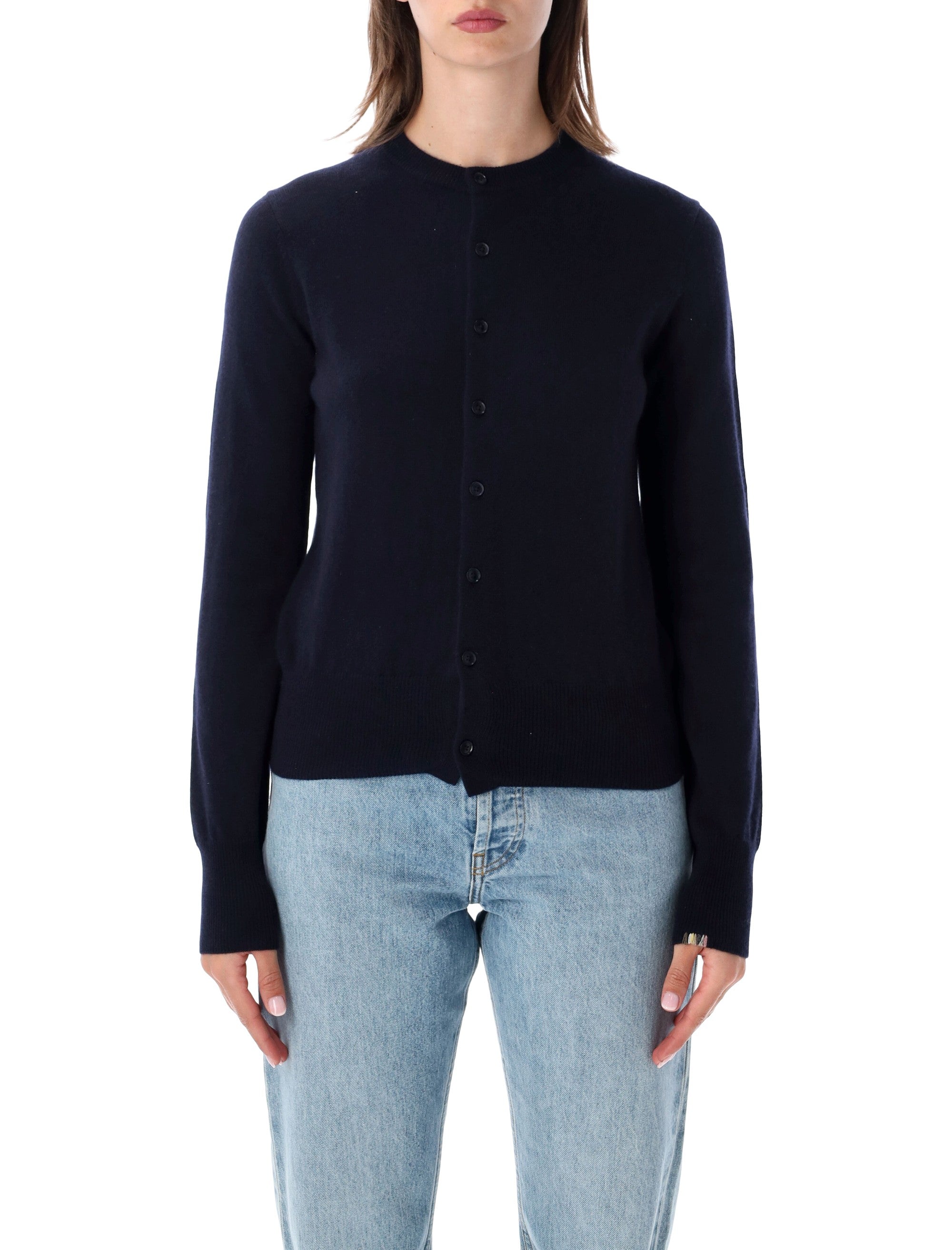 Little 2 Mini Cashmere Cardigan with Corozo Buttons