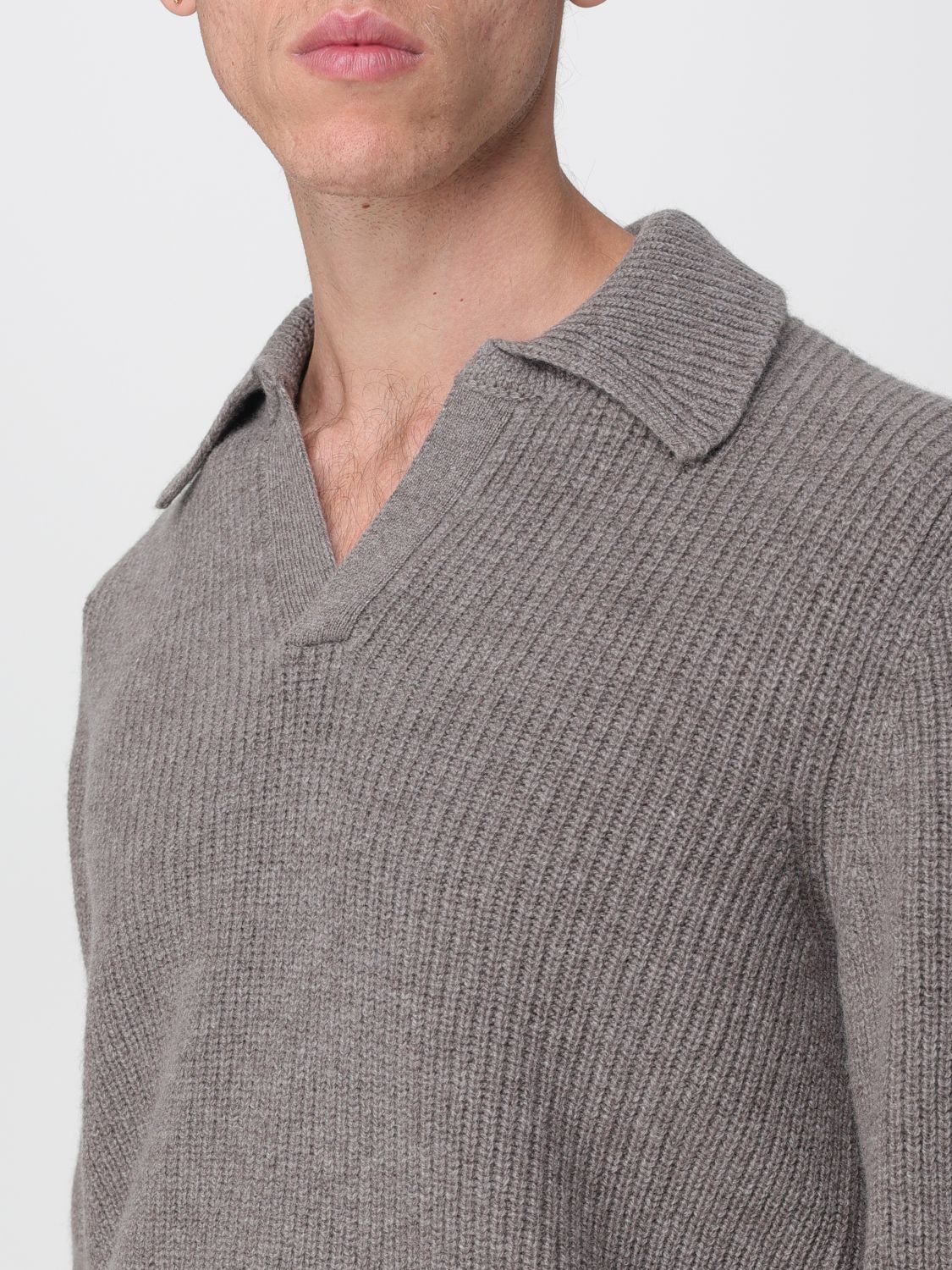 Tagliatore ribbed-knit jumper - Neutrals