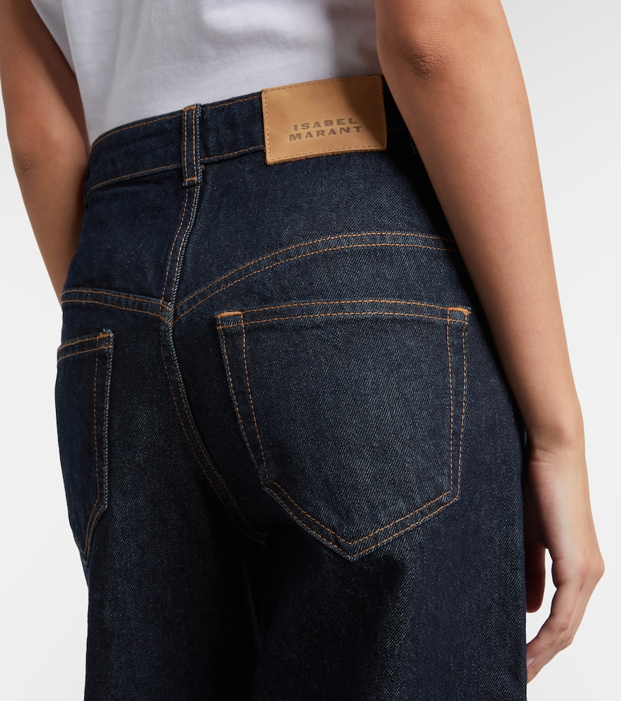 Lemony wide-leg jeans