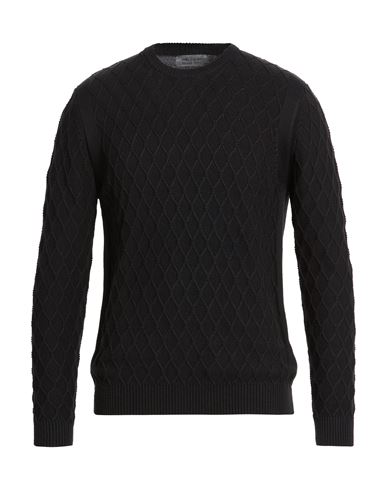 Man Sweater Black Size L Cotton, Polyester, Polyamide, Acrylic, Wool