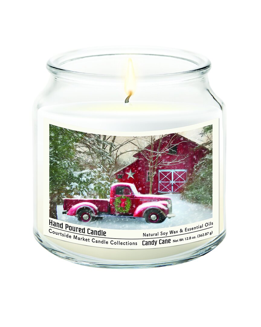 Barn With Truck Hand-Poured Soy Wax Candle