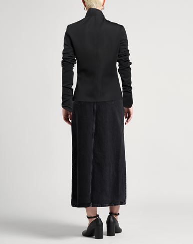 Woman Sweatshirt Black Size 2 Polyester, Elastane