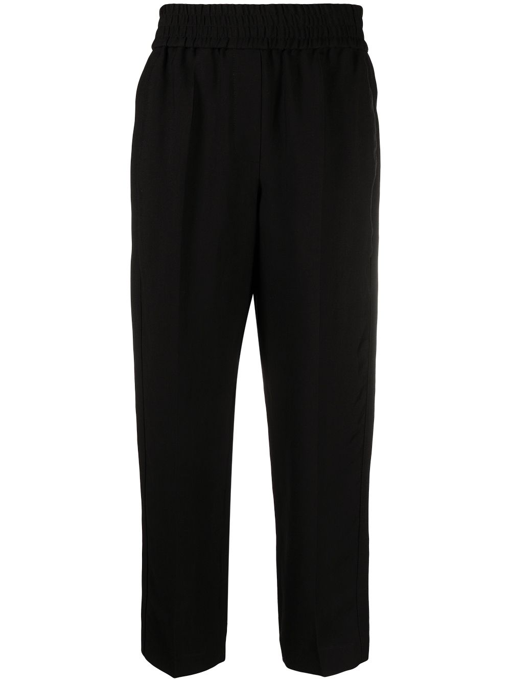 Elasticated waistband cropped leg