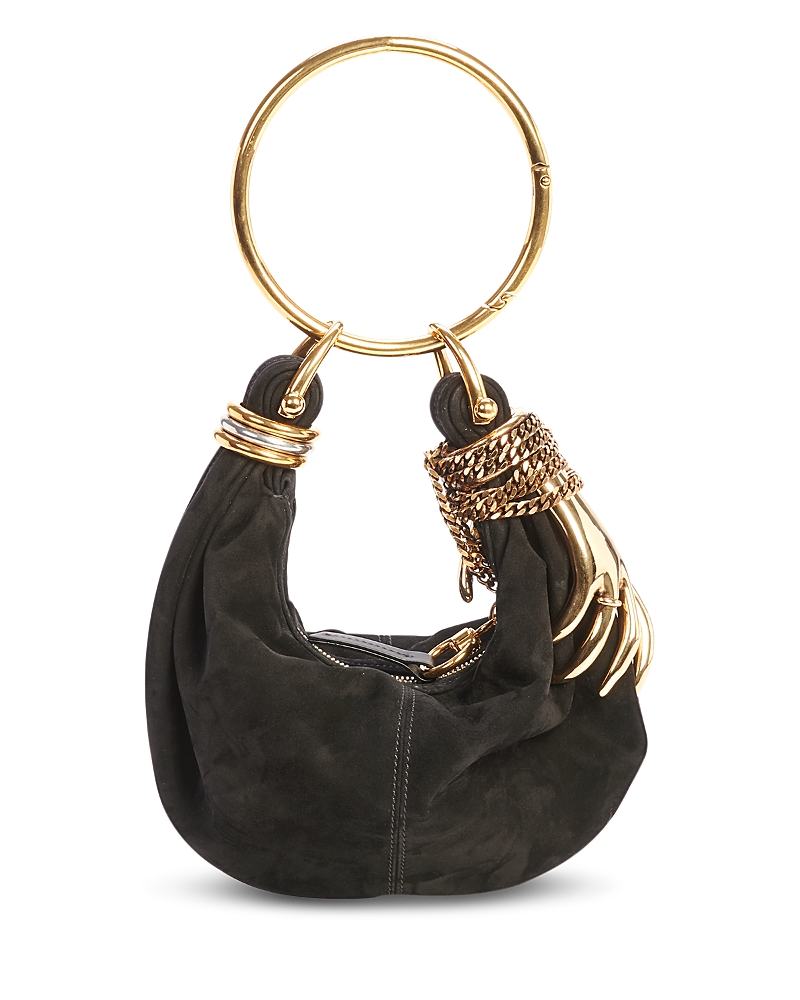 Mini Suede Bracelet Hobo Bag