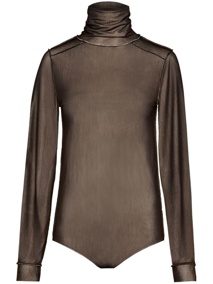 Roll Neck Long-sleeved Bodysuit