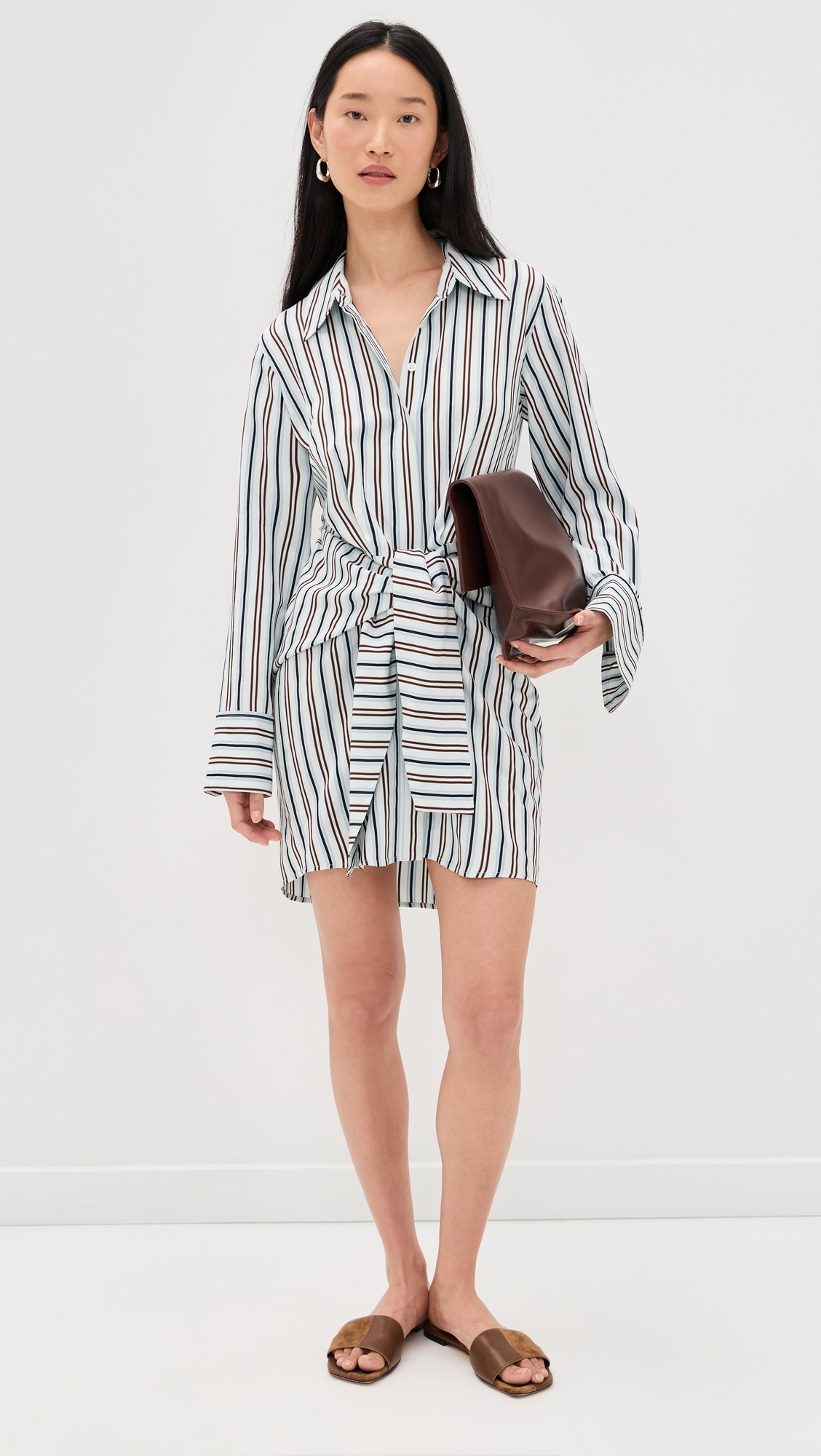A. L.C. Mia Shirt Dress Ice Mint/Ganache