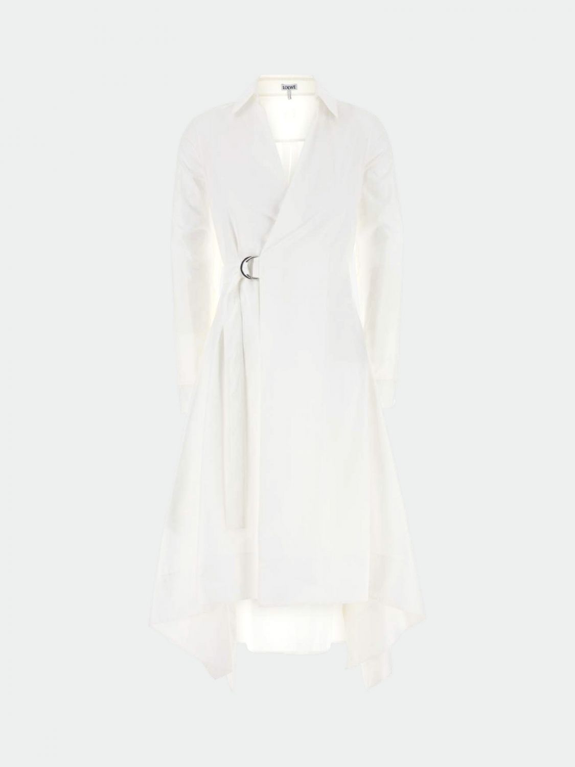 Draped Dress White