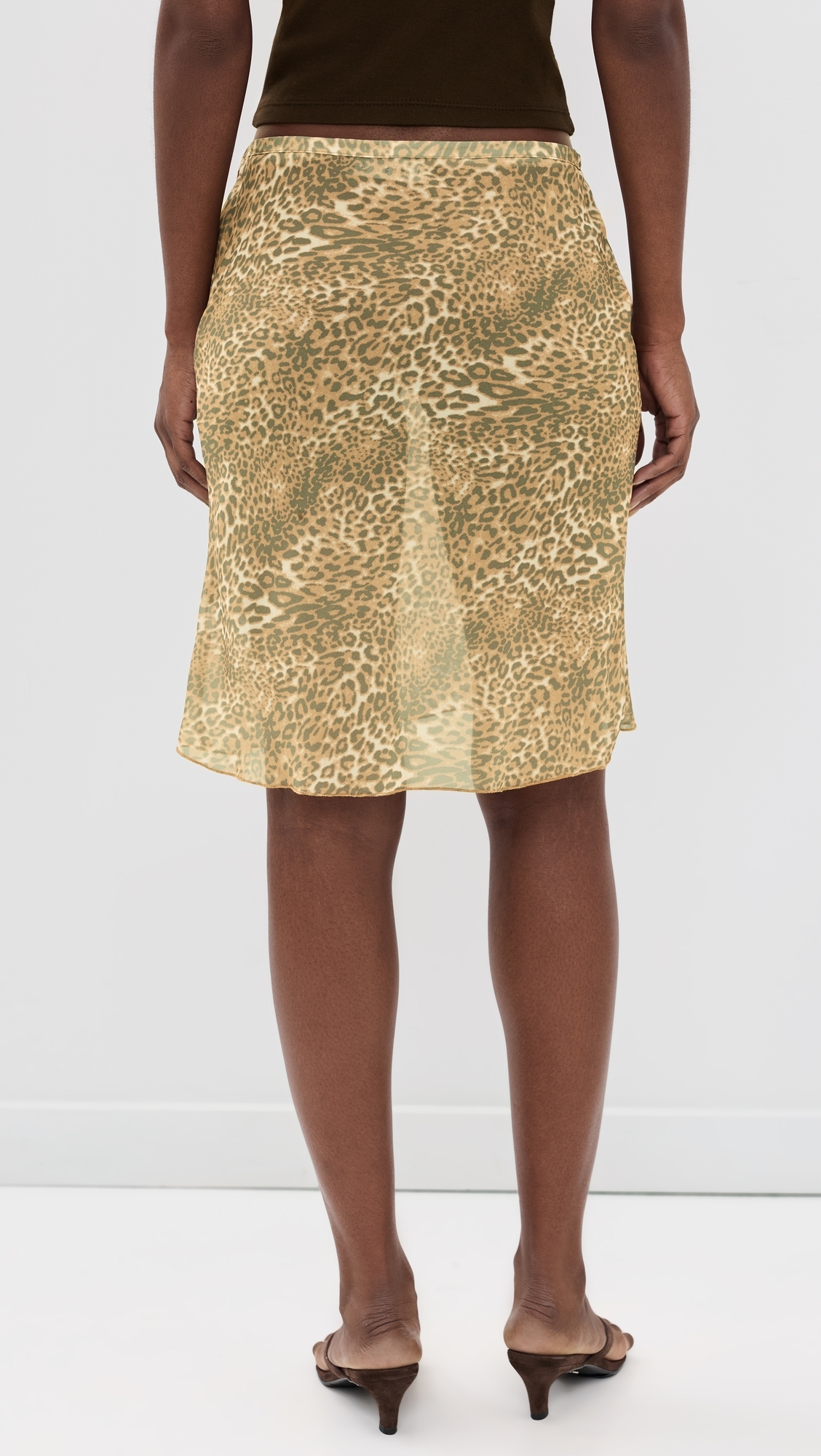 Shoreline Midi Skirt Leopard