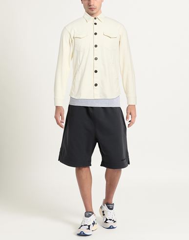 Man Jacket Ivory Size XXL Cotton