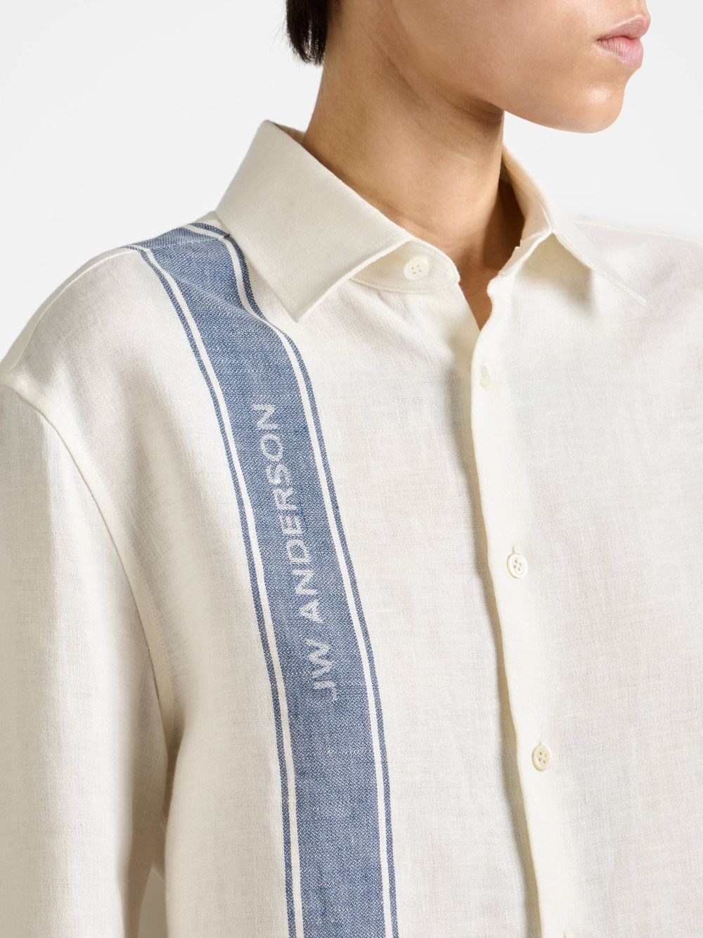 Linen Cropped Shirt