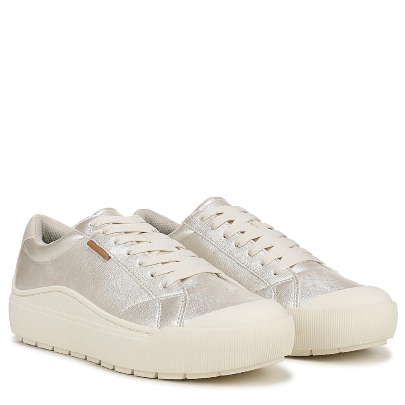 Women's Time Off Sneakers (Off White Pearlized Faux Leather)