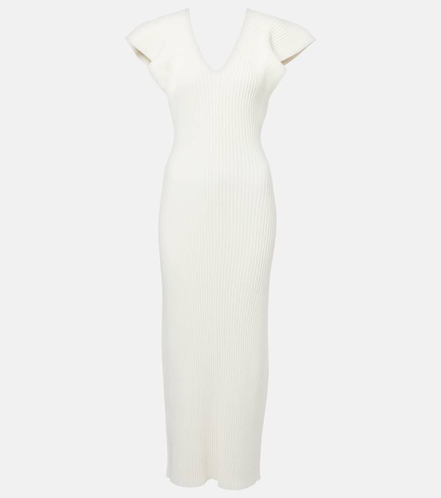 Trey ribbed-knit cocktail dress