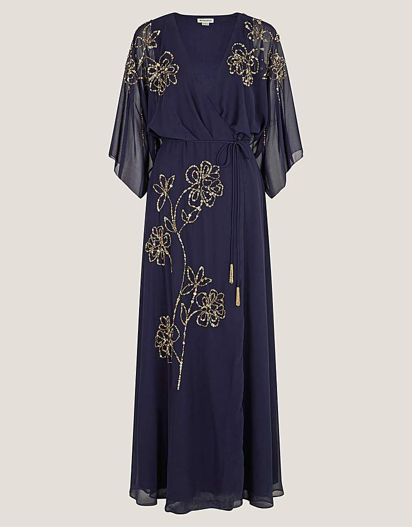 Monsoon Skyla Floral Maxi Wrap Dre