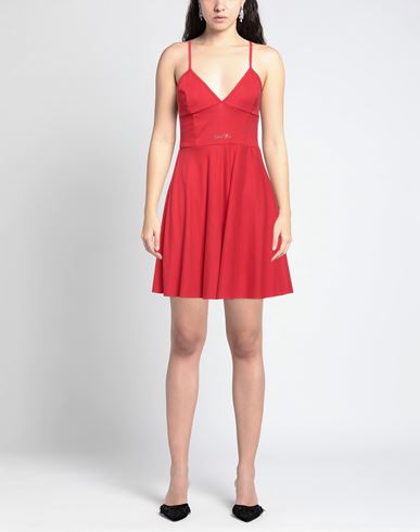 Woman Mini dress Red Size 2 Cotton