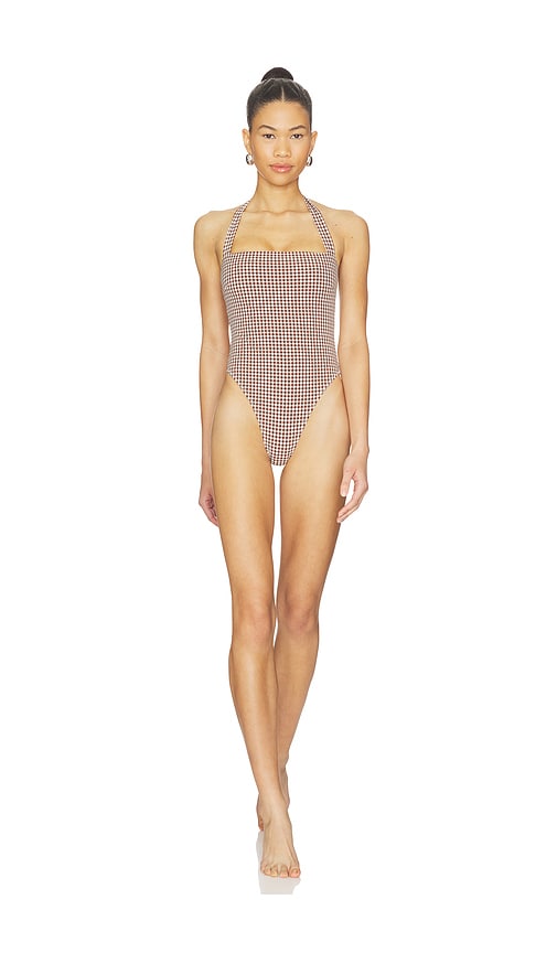 Tularosa Brigitte One Piece in Brown. - L also in M, S, XL