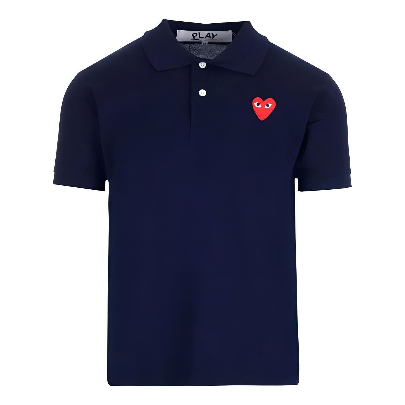 SS25 Red Emblem Polo Shirt 'Navy'