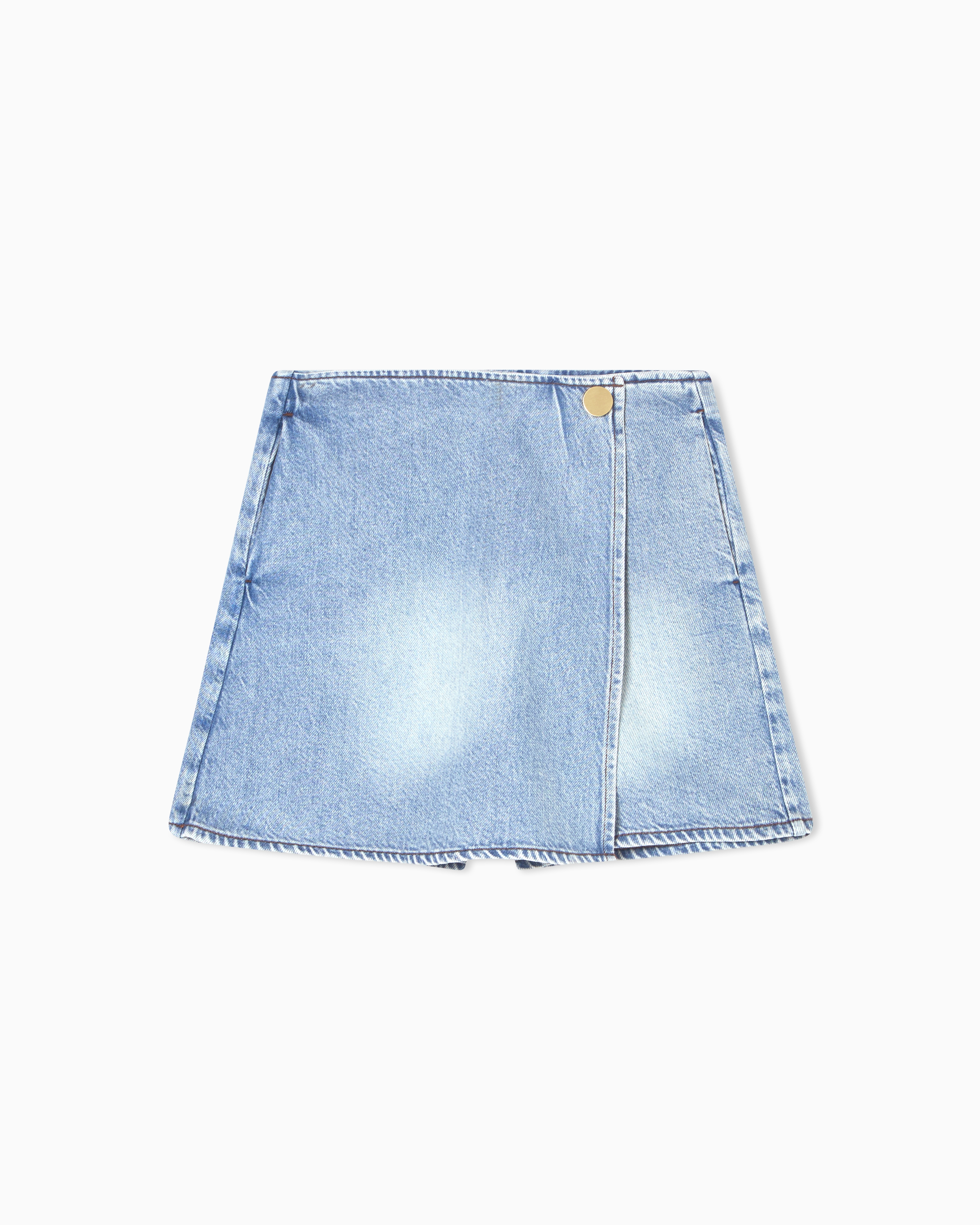 Lyocell Denim Shorts