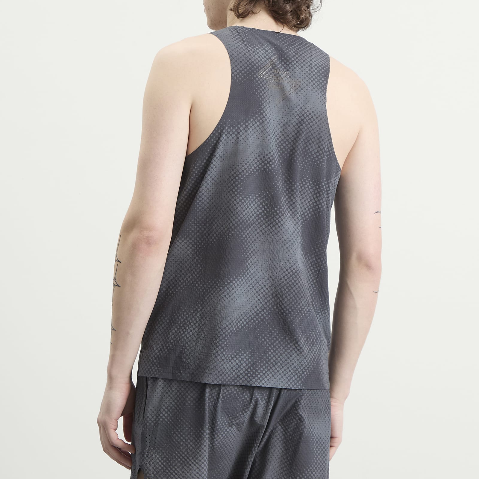 Men's Ultra Singlet Black Fade Out