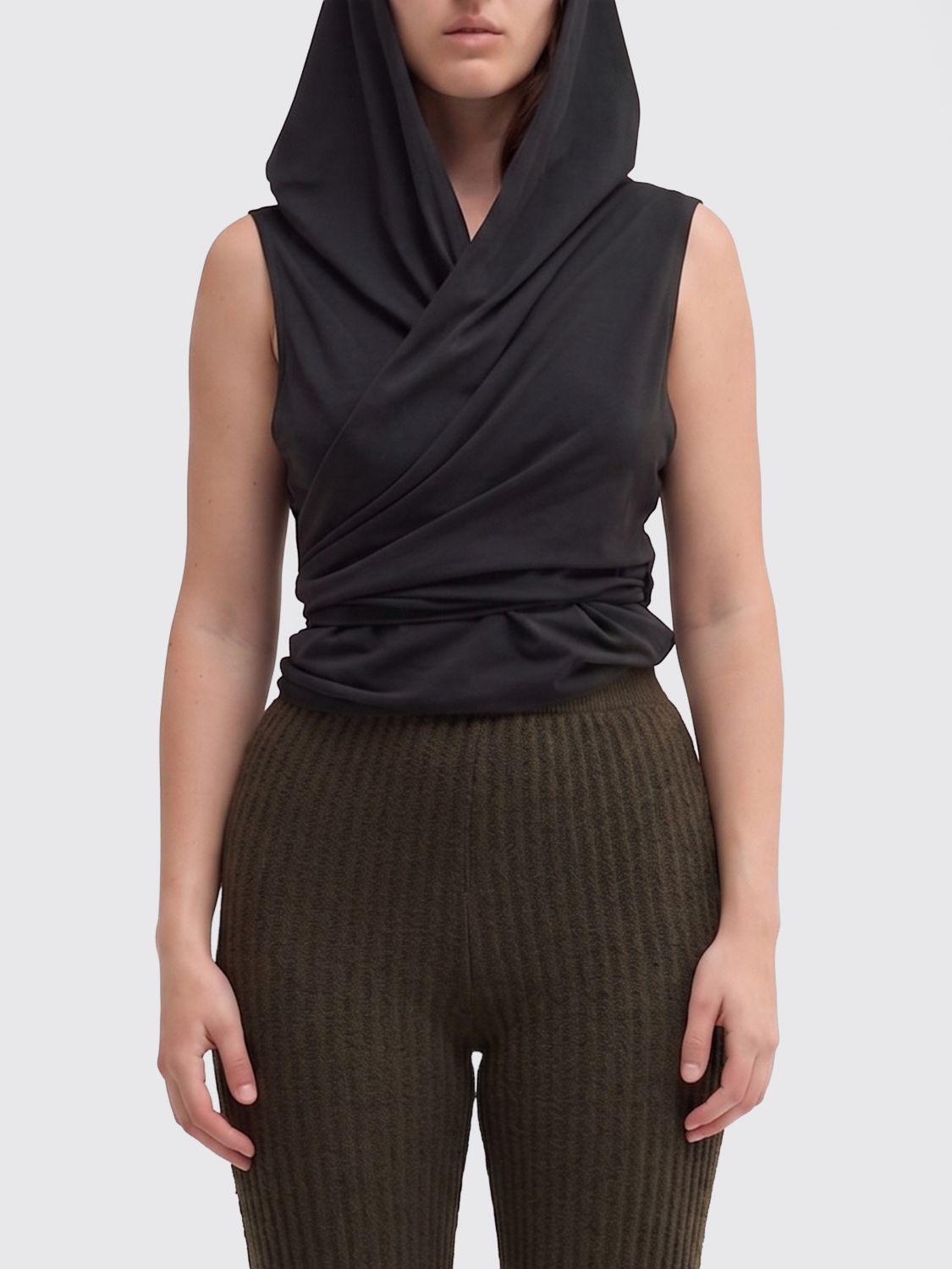 Top Woman color Black