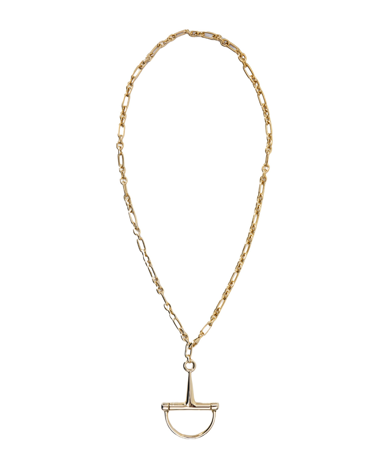 Necklace with stirrup