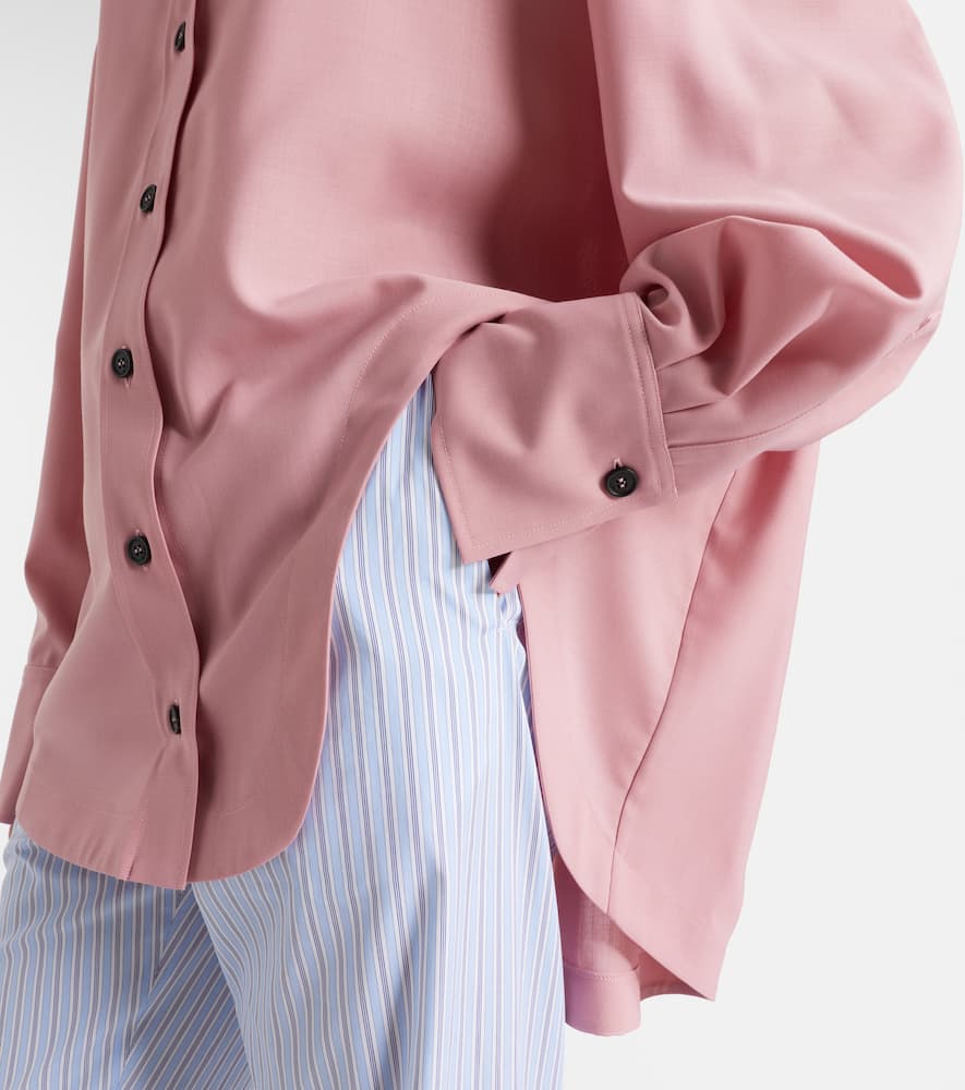 Diana asymmetric oversized shirt