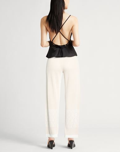 Woman Pants White Size S Viscose
