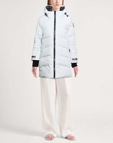 Woman Puffer Light grey Size L Polyester, Cotton, Nylon