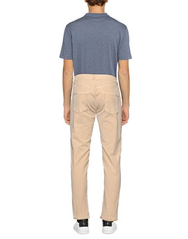 Man Pants Beige Size 31 Cotton, Elastane