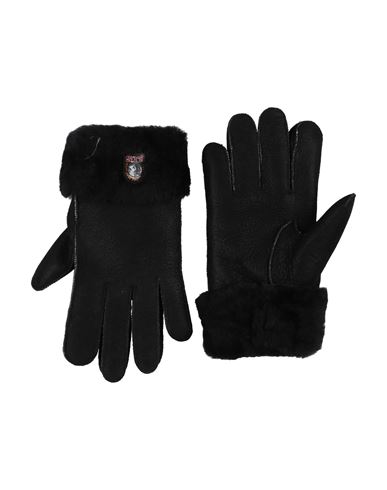 Woman Gloves Black Size L Sheepskin