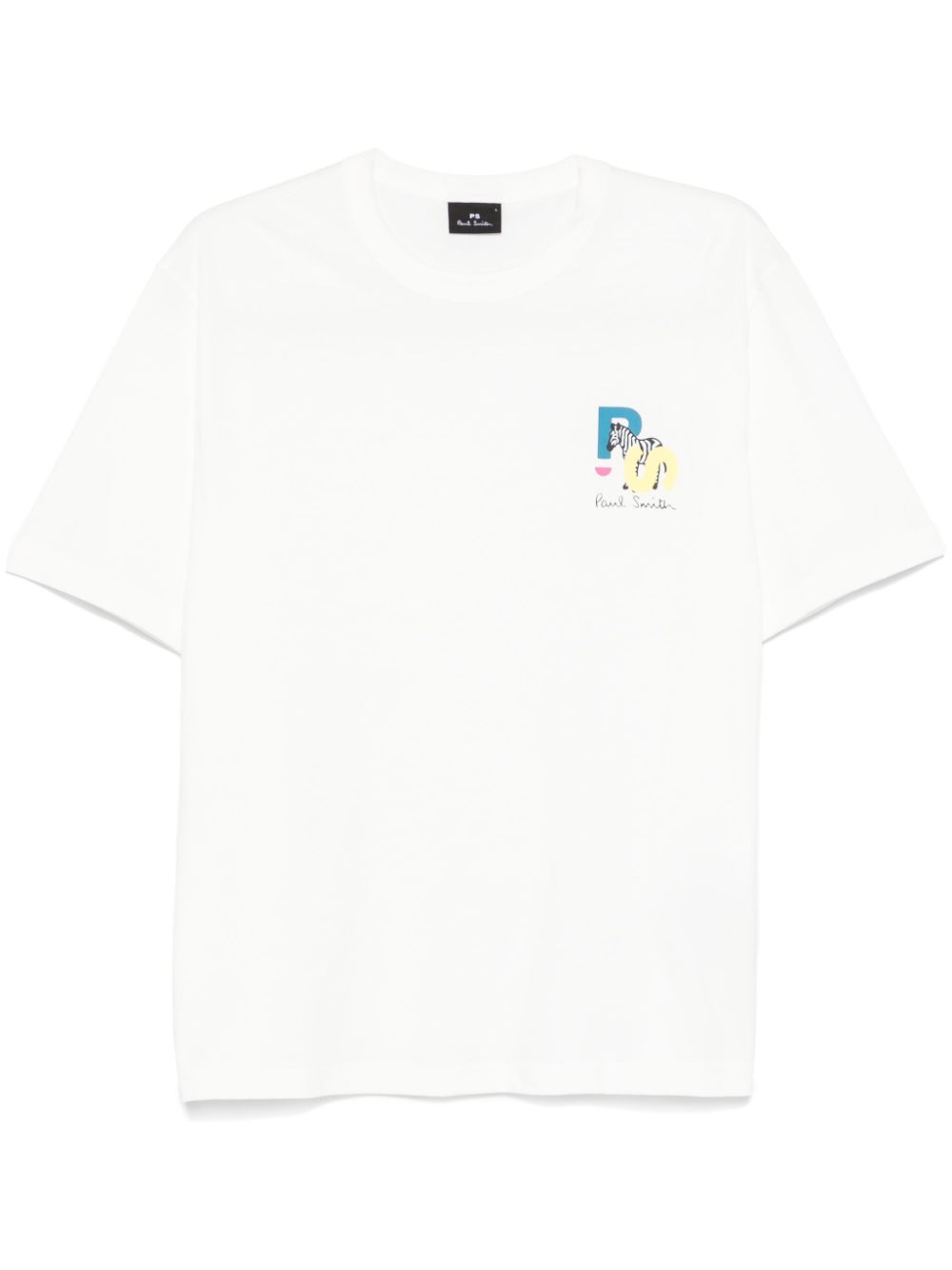 Zebra-print T-shirt - White