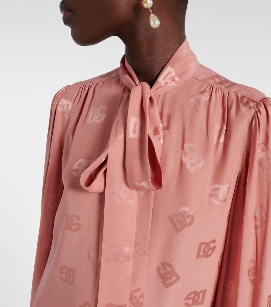 DG silk satin blouse