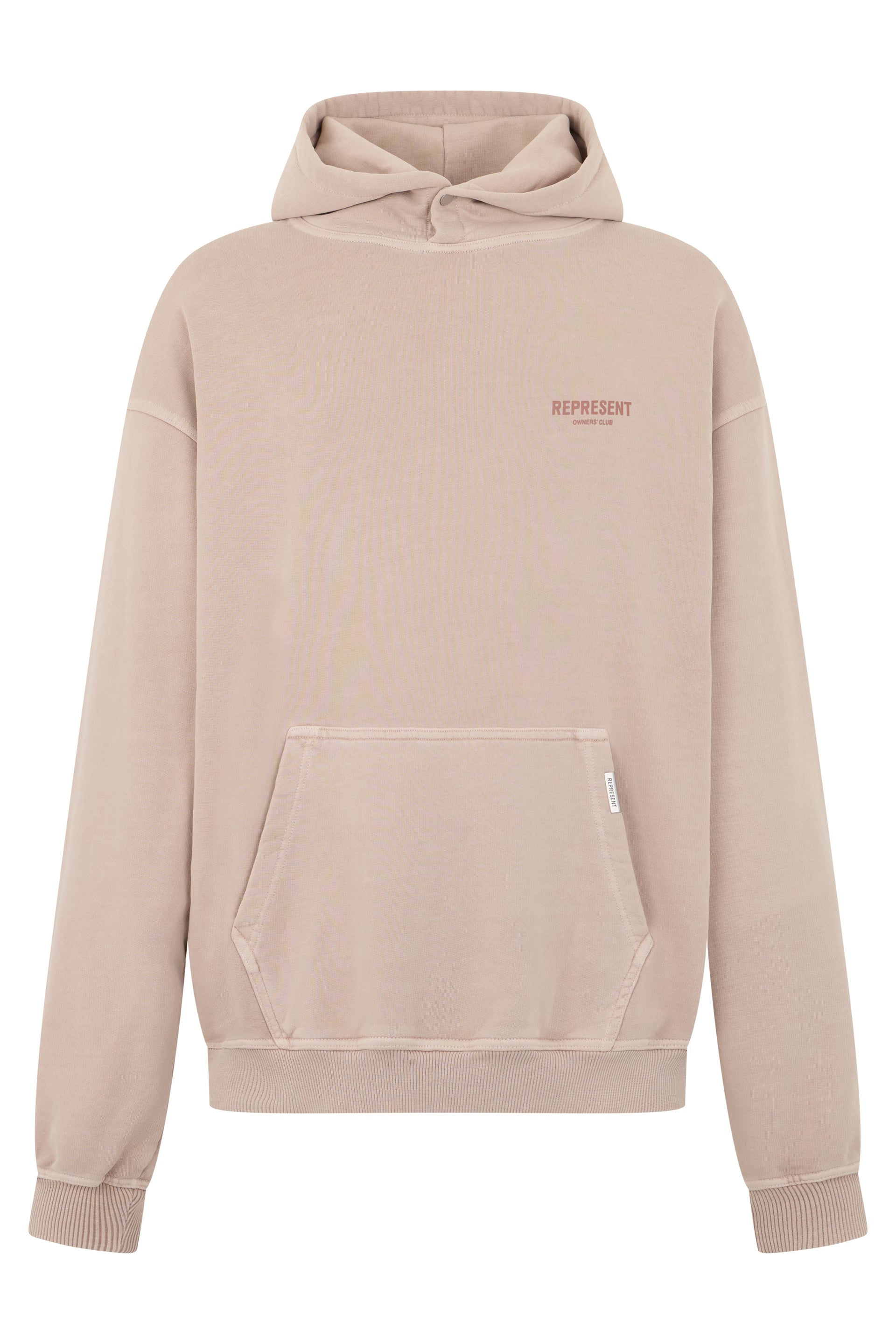 Cotton Hooded Hoodie — Beige