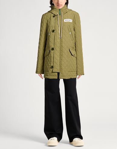 Woman Coat Sage green Size L Polyamide