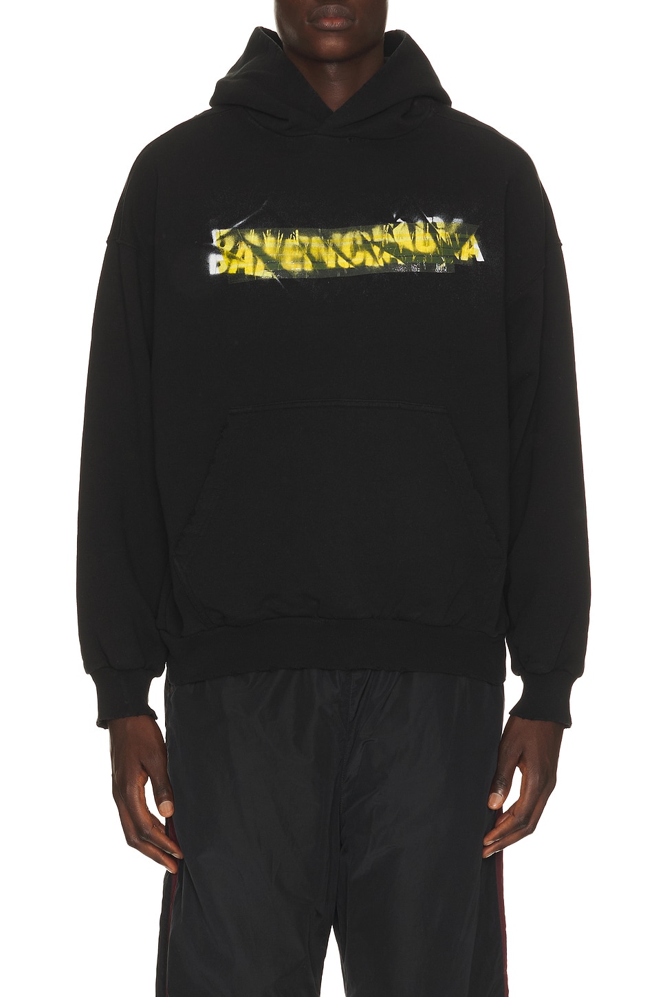 Balenciaga Medium Fit Hoodie in Black - Black. L also in