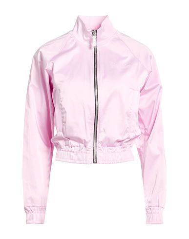 Woman Jacket Pink Size L Polyester, Cotton, Elastane