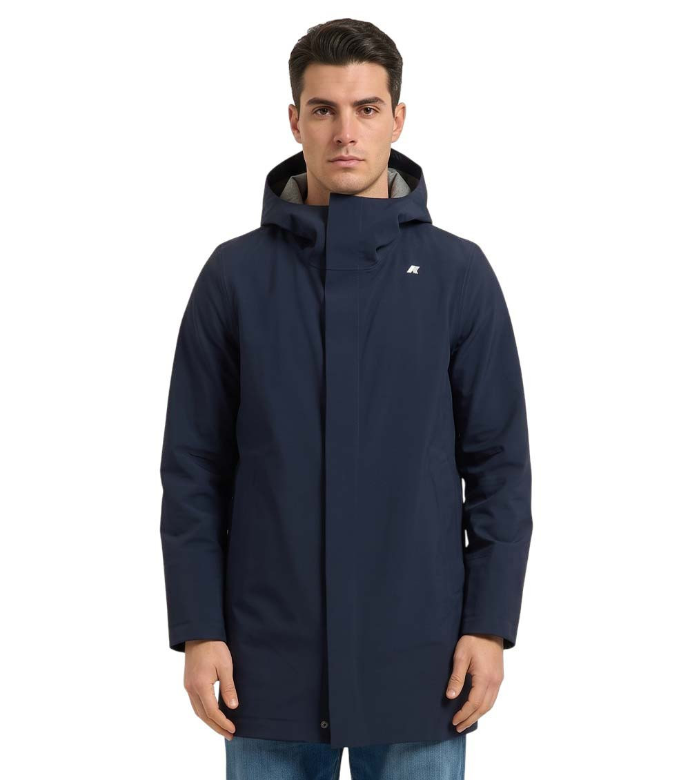 Blue Hood Parka Jacket