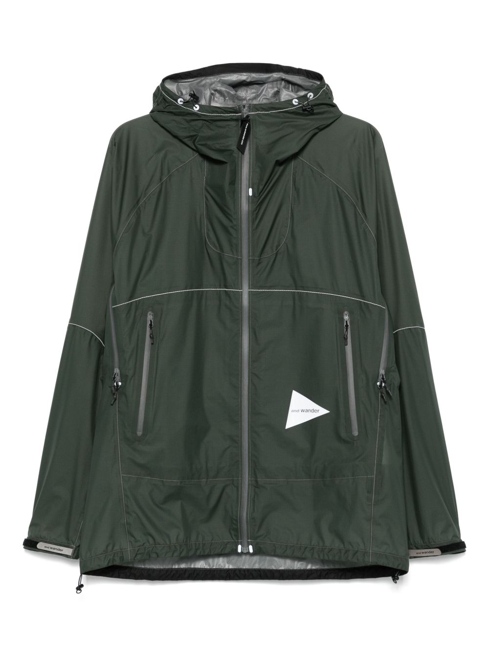 And Wander ripstop jacket - Green